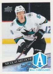 2020-21 Upper Deck Series 2 Young Guns Nicolas Meloche #463